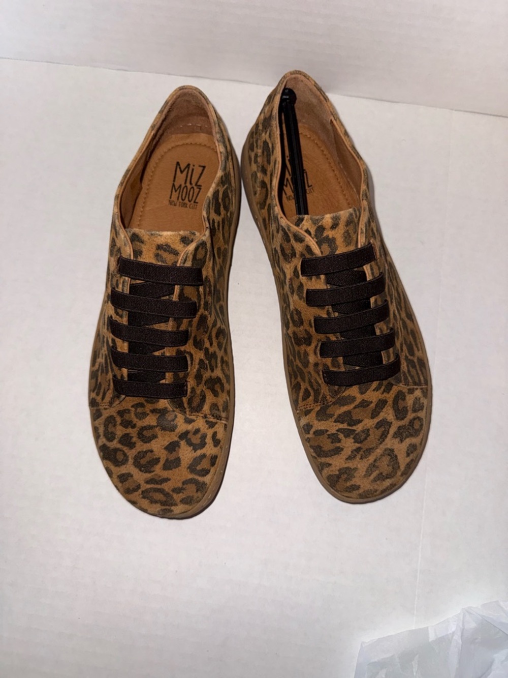 Miz Mooz Leopard Print Slip-On Sneakers - Brown - Picture 2 of 7